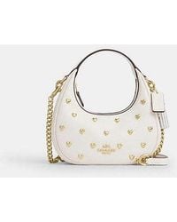 COACH - Carmen Mini Crossbody Bag With Heart Rivets - Lyst