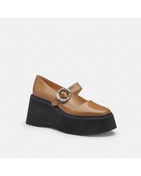 COACH - Tea Rose Platform Mary Jane - Lyst