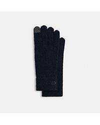 COACH - Knit Tech Gloves - Lyst