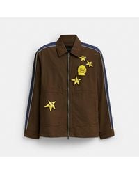 COACH - Brain Dead Nylon Racer Jacket - Lyst