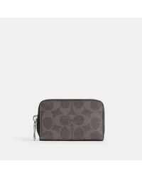 COACH - Small Zip Around Card Case - Lyst