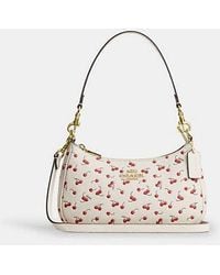 COACH - Teri Shoulder Bag With Cherry Print - Lyst