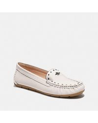 coach driving moccasins