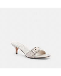 COACH - Margot Sandal In Signature Jacquard - Lyst