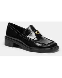 COACH - Patent Leather Shoes Type 'Loafers' - Lyst