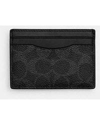 COACH - Card Case With Money Clip - Lyst