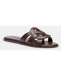 COACH - Lena Slide Sandal - Lyst