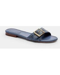 COACH - Margot Flat Sandal - Lyst