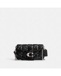 COACH Tabby Shoulder Bag 20 With Pillow Quilting And Crystal