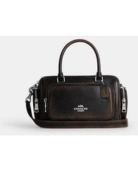 COACH - Rowan Satchel Bag With Pockets - Lyst