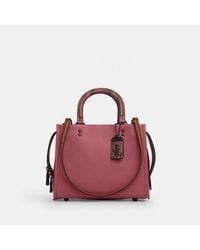 COACH - Rogue Bag 25 In Colorblock With Snakeskin Detail - Lyst