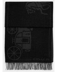COACH - Horse And Carriage Print Oversized Muffler - Lyst
