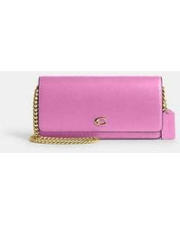 COACH - Evie Long Wallet With Chain - Lyst