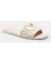 COACH - Holly Sandal With Quilting - Lyst