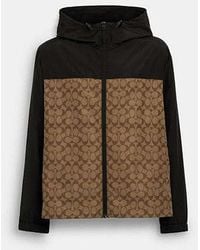 COACH - Signature Full Zip Windbreaker - Lyst