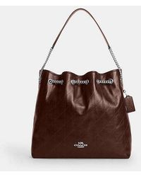 COACH - Evelyn Large Shoulder Bag - Lyst
