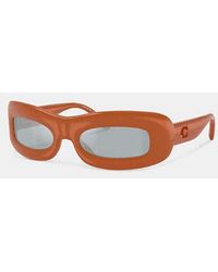 COACH - Chunky Narrow Rectangle Sunglasses - Lyst