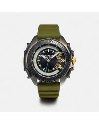 coach camo watch