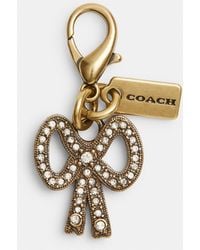 COACH - Diy Crystal Bow Charm - Lyst