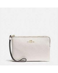 COACH - Corner Zip Wristlet - Lyst