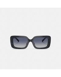 COACH - Signature Oversized Rectangle Sunglasses - Lyst