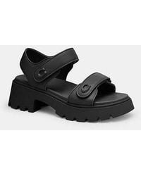 COACH - Brynn Platform Sandal - Lyst