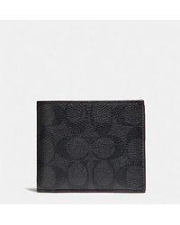 COACH - 3 In 1 Wallet In Black | Pvc - Lyst