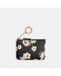 COACH - Mini Skinny Id Case With Floral Print - Lyst