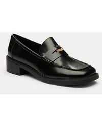 COACH - Square Toe Loafer - Lyst