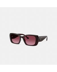 COACH - Maxi Sculpted C Oversized Rectangle Sunglasses - Lyst