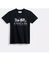 COACH - Horse And Carriage T Shirt - Lyst