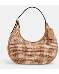 COACH - Emily Shoulder Bag With Gingham Print - Lyst
