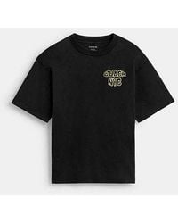 COACH - Lemon Relaxed T-Shirt - Lyst