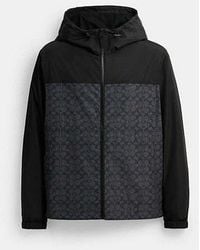 COACH - Signature Full Zip Windbreaker - Lyst