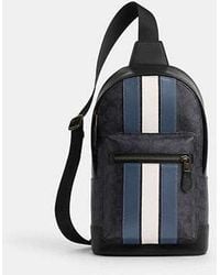 COACH - West Pack With Varsity Stripe - Lyst