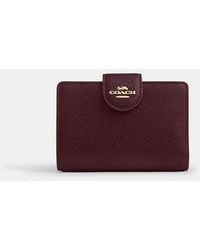 COACH - Medium Corner Zip Wallet - Lyst