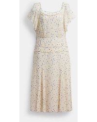 COACH - Printed Star Dress - Lyst