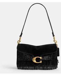 COACH - Tabby Shoulder Bag 26 With Crystal Beaded Fringe - Lyst