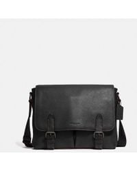 metropolitan slim messenger in signature canvas
