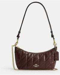 COACH - Caitlin Shoulder Bag With Quilting - Lyst