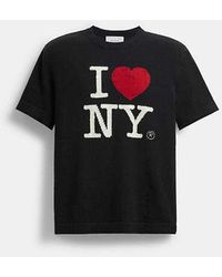 COACH - New York Knit T Shirt - Lyst