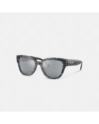 COACH - Signature Round Sunglasses - Lyst