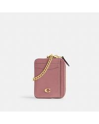 COACH - Essential Chain Card Case - Lyst