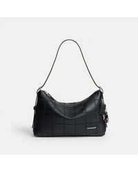 COACH - Alter/ego Slouchy Shoulder Bag In Checkerboard Upcrafted Leather - Lyst