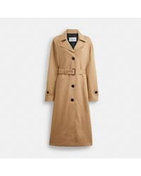 COACH - Oversized Trench Coat - Lyst
