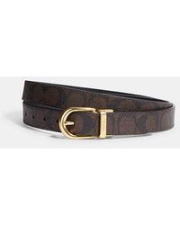 COACH - Classic Buckle Cut To Size Reversible Belt, 25 Mm - Lyst