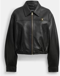 COACH - Heritage C Cropped Blouson Jacket - Lyst