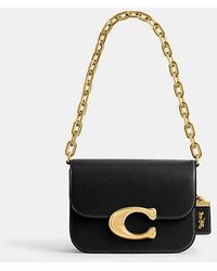 COACH - Idol Bag (Brass/) Shoulder Handbags - Lyst