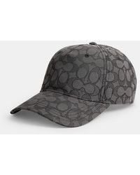 COACH - Signature Jacquard Baseball Hat - Lyst