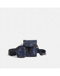 COACH - Restored Charter North/south Crossbody With Hybrid Pouch With Camo Print - Lyst